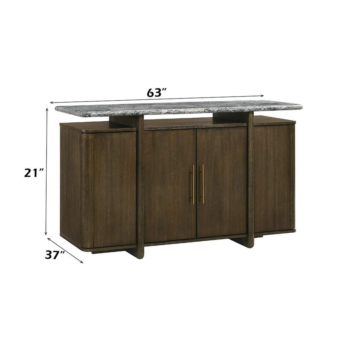 DN04818 Dillon Server with Marble Top