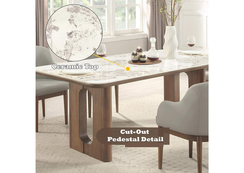 DN06130 Harvey Dining Table with Ceramic Top