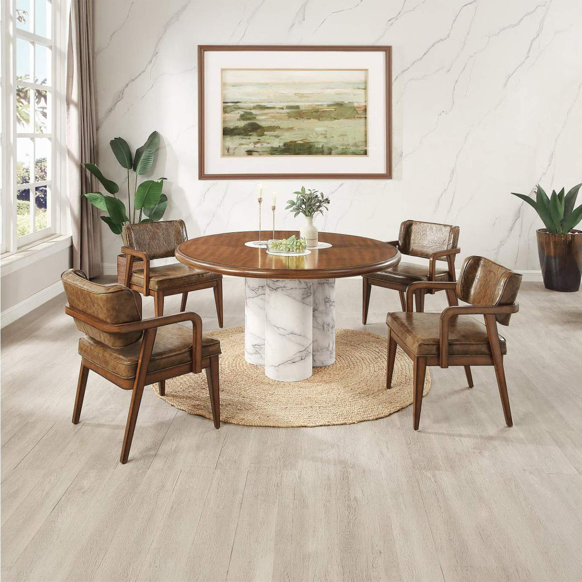 DN06136 Harvey Arm Chair - Set of 2