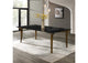 DN06150 Danzel Dining Table with Glasss Top