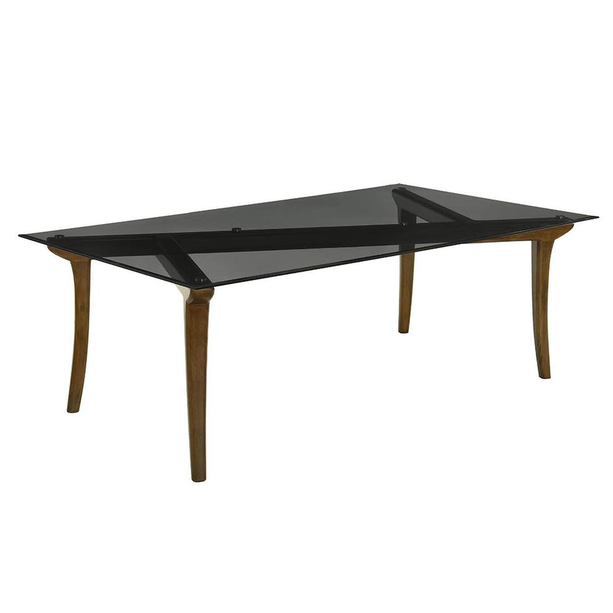 DN06150 Danzel Dining Table with Glasss Top