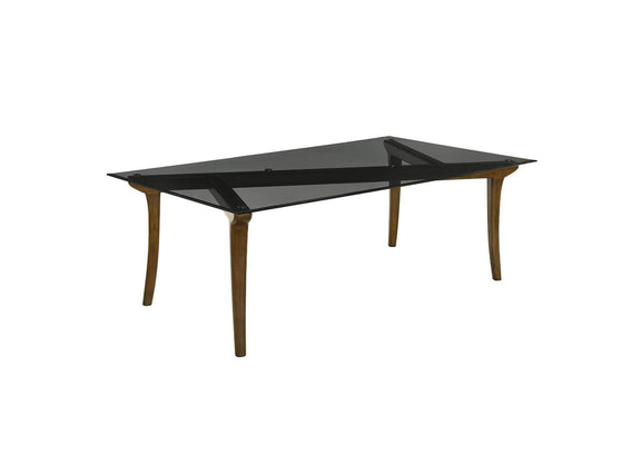 DN06150 Danzel Dining Table with Glasss Top