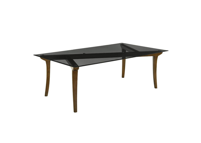 DN06150 Danzel Dining Table with Glasss Top