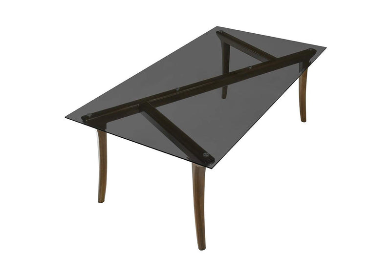 DN06150 Danzel Dining Table with Glasss Top