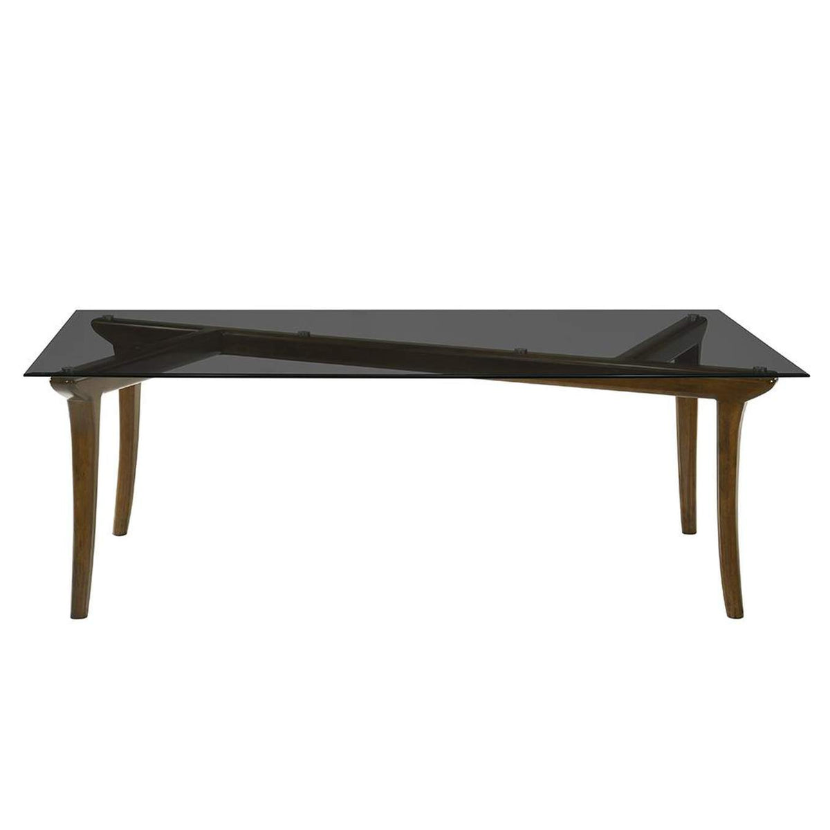 DN06150 Danzel Dining Table with Glasss Top