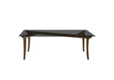 DN06150 Danzel Dining Table with Glasss Top