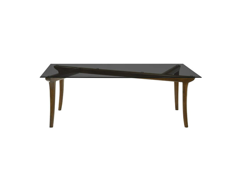 DN06150 Danzel Dining Table with Glasss Top