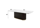 DN06160 Clayten Dining Table with Marble Top