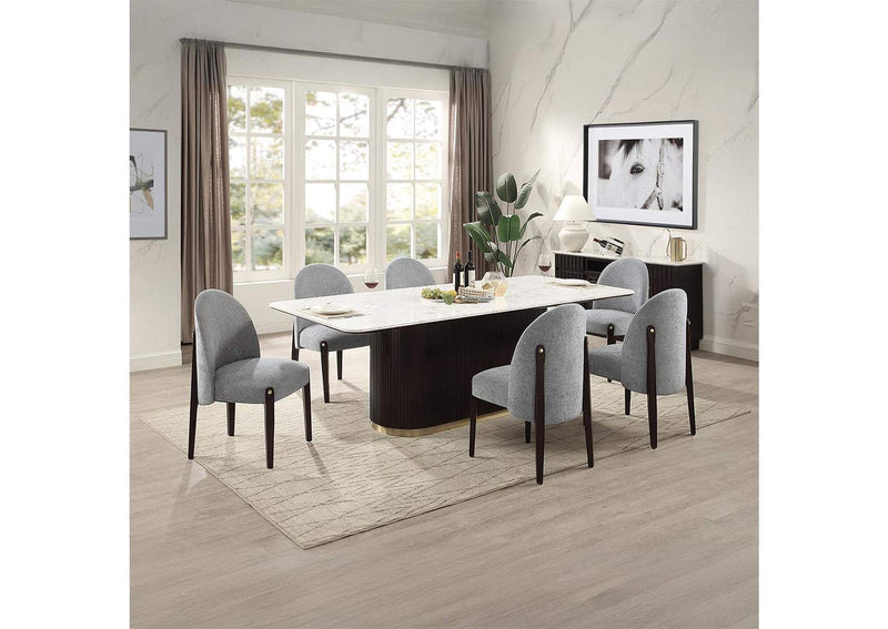 DN06160 Clayten Dining Table with Marble Top