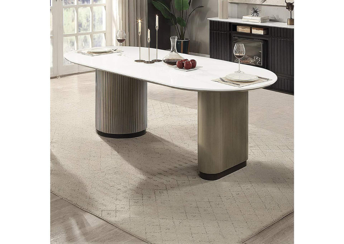 DN06190 Clayten Dining Table with Engineered Top