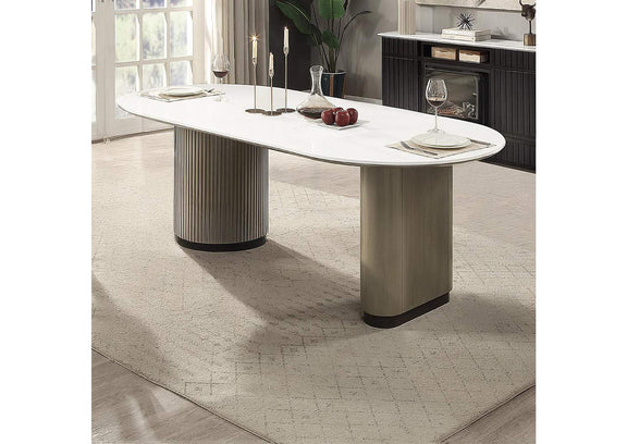 DN06190 Clayten Dining Table with Engineered Top