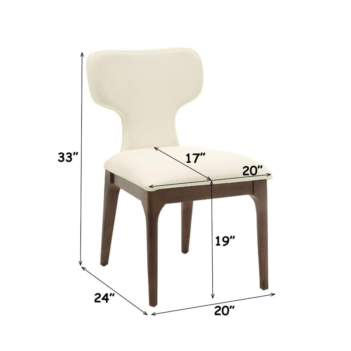 DN06862 Koen Upholstered Side Chair - Set of 2