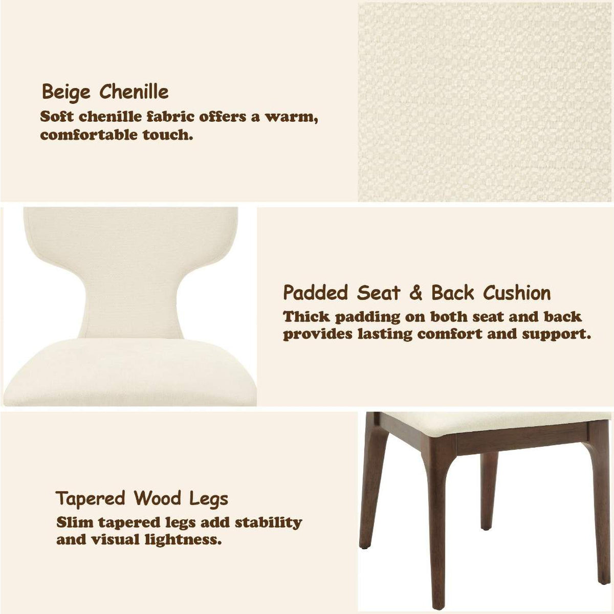 DN06862 Koen Upholstered Side Chair - Set of 2