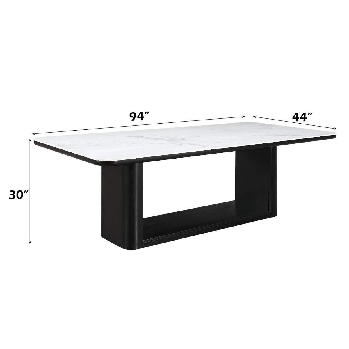 DN06870 Koen Dining Table with Ceramic Top