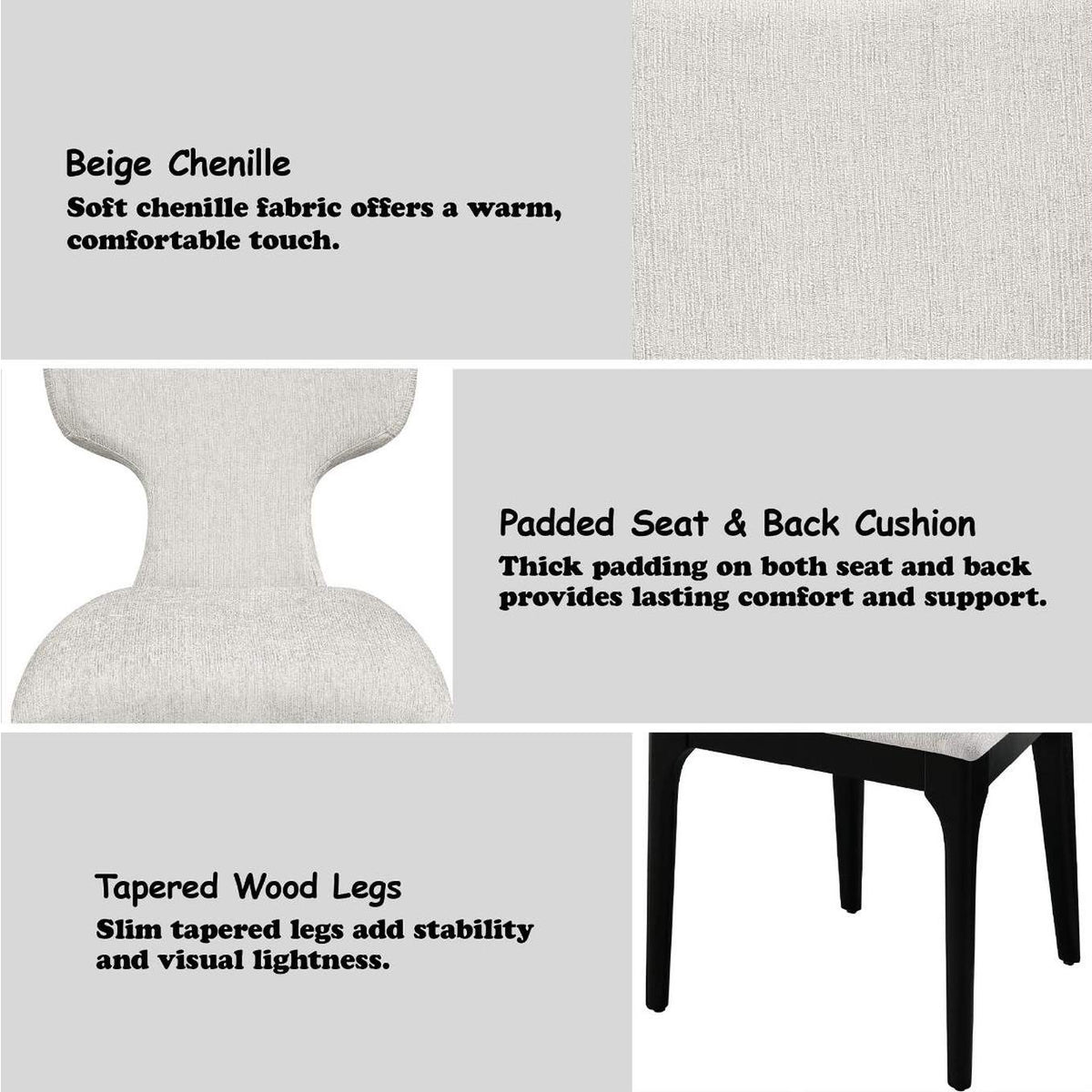 DN06872 Koen Upholstered Side Chair - Set of 2