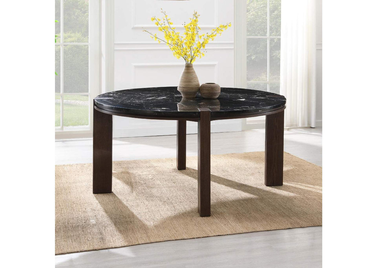 DN06880 Estella Round Dining Table with Marble Top