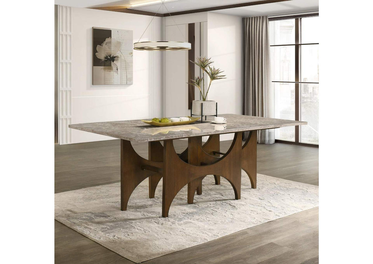 DN07060 Oleia Dining Table with Engineered Marble