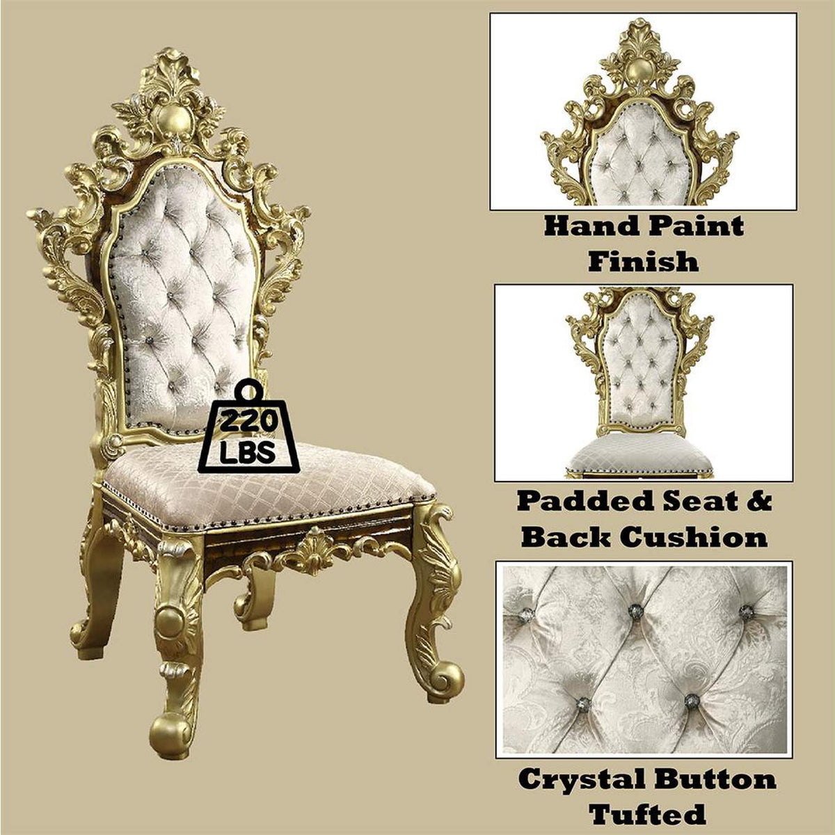 DN60001 Desiderius Side Chair - Set of 2