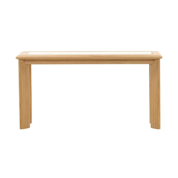 Wooden table on a white background