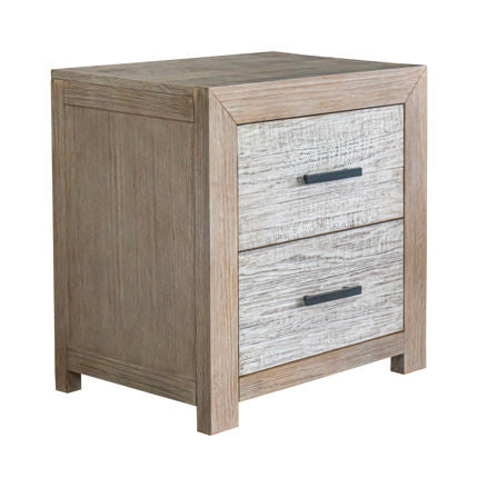 Roux Nightstand Double Drawer