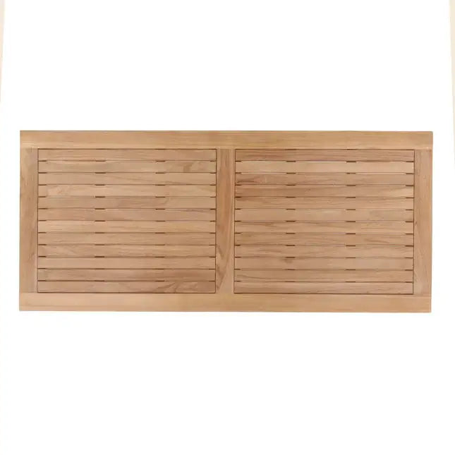 Wooden dining table top side of a table on a white back ground