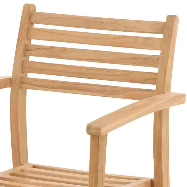 Verdant Outdoor Dining Chair with Refined Modern Comfort