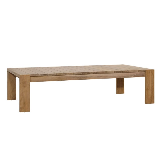 Wooden table on a white background