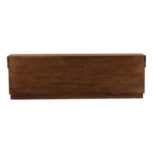 Wooden planter box on a white background