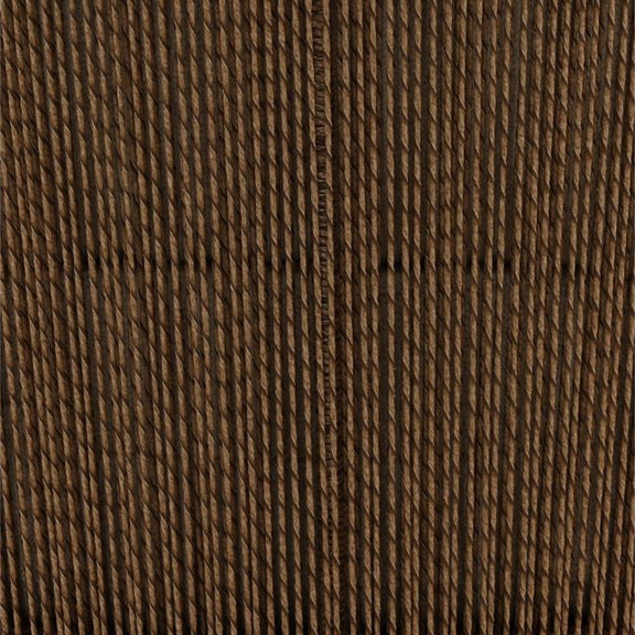 Close-up of brown fabric texture with a visible seam.