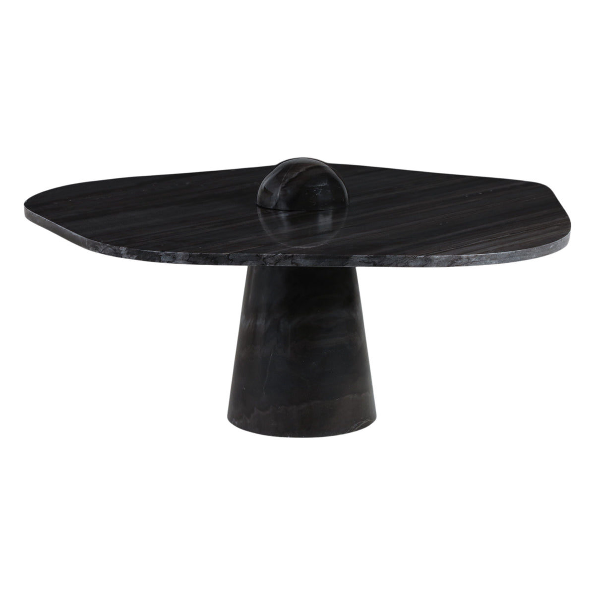 Apolline Marble Coffee Table - Black Pearl
