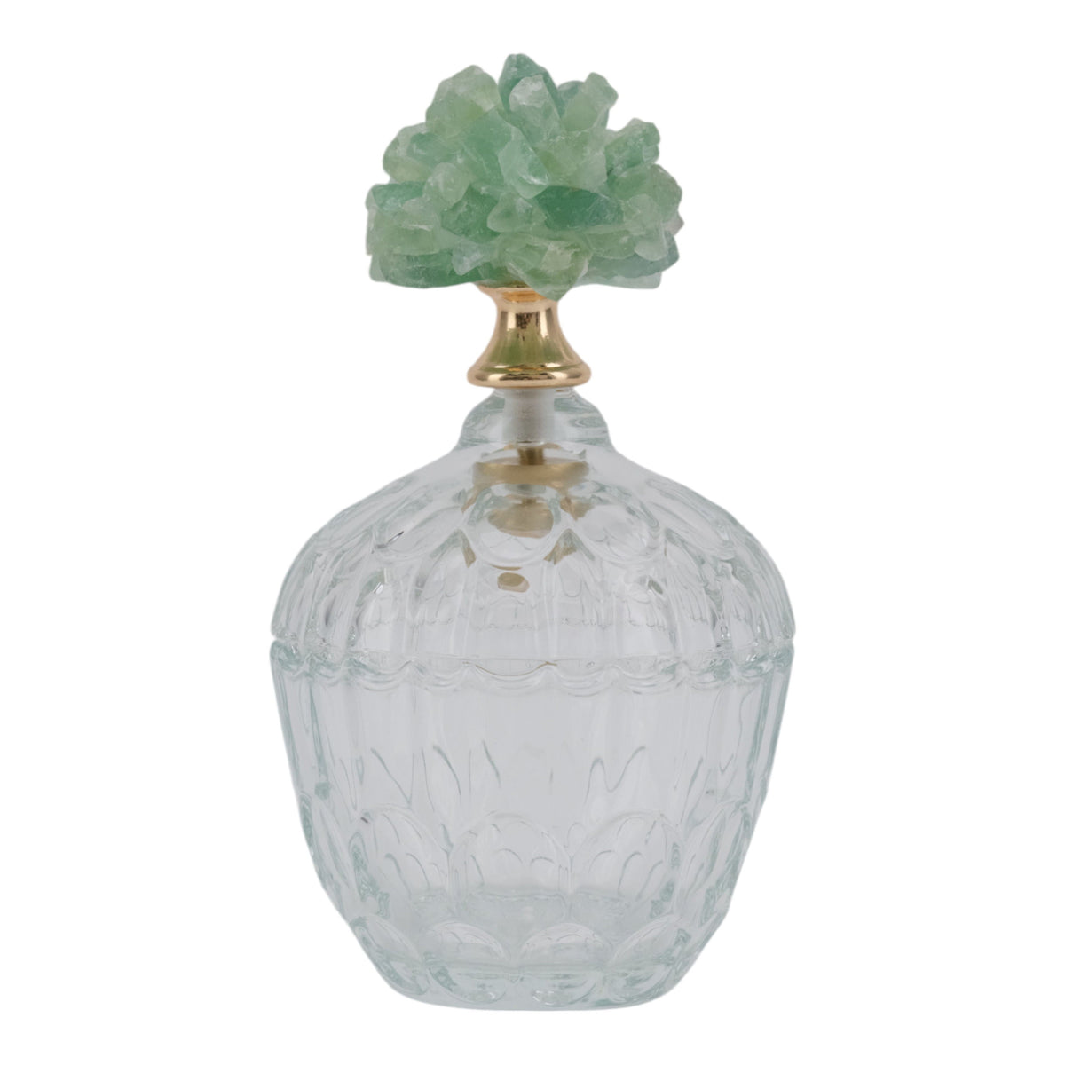 Lancelot Small Stone Glass Jar - Gray