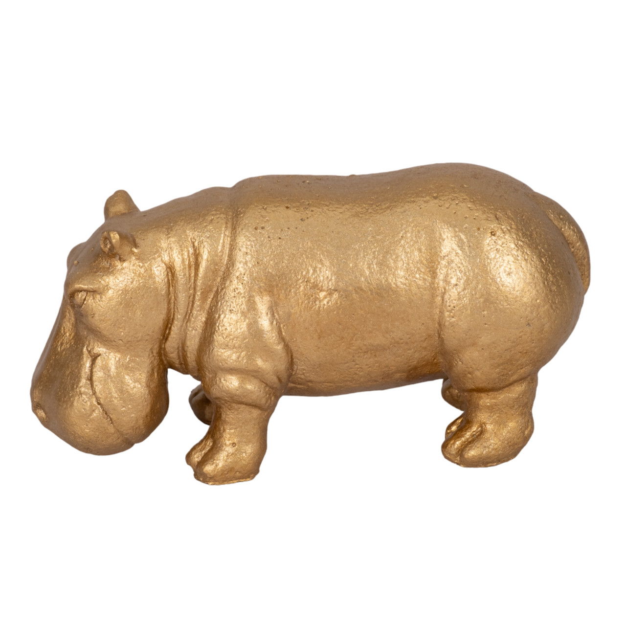 8" Hungry Hippo - Gold