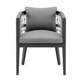Zella - Outdoor Patio Dining Chair (Set of 2) - Light Gray / Earl Gray