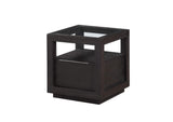 AZU522 Oxford One Drawer End Table In Basalt Grey