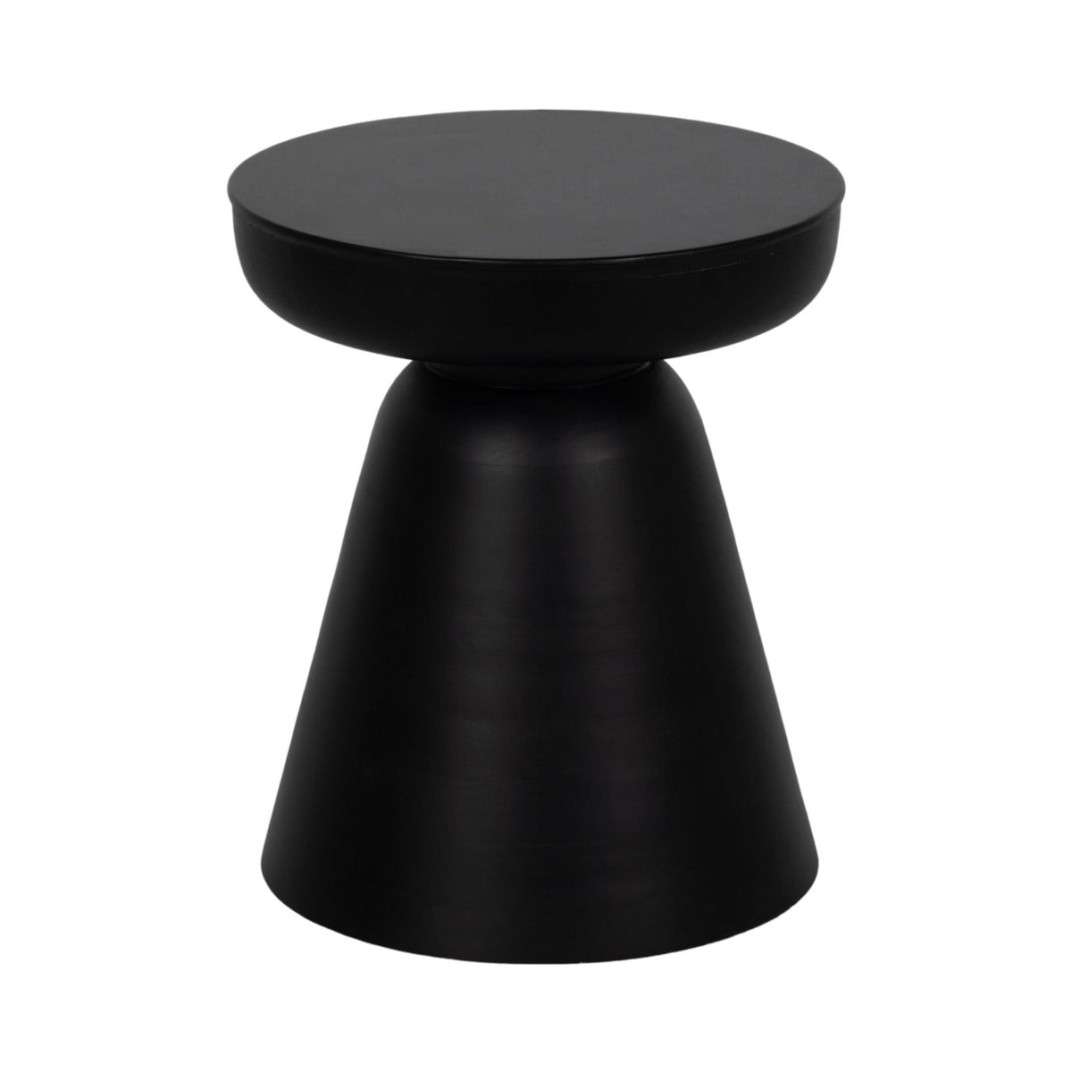 Wood Side Table 19" - Black