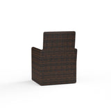 Montecito - Dining Chair, With Self Welt - Canvas Flax / Dark Brown