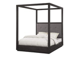 AZU5H5 Oxford Upholstered Canopy Bed In Dolphin