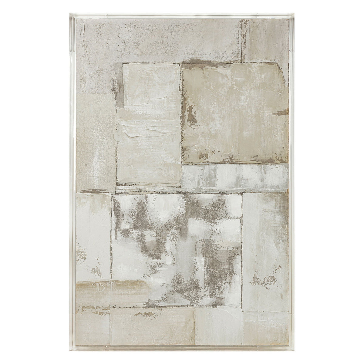 Waltham Acrylic Frame Handpainted Wall Art - Multi