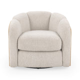 Daisy - Upholstered Swivel Chair - Coastal Sand