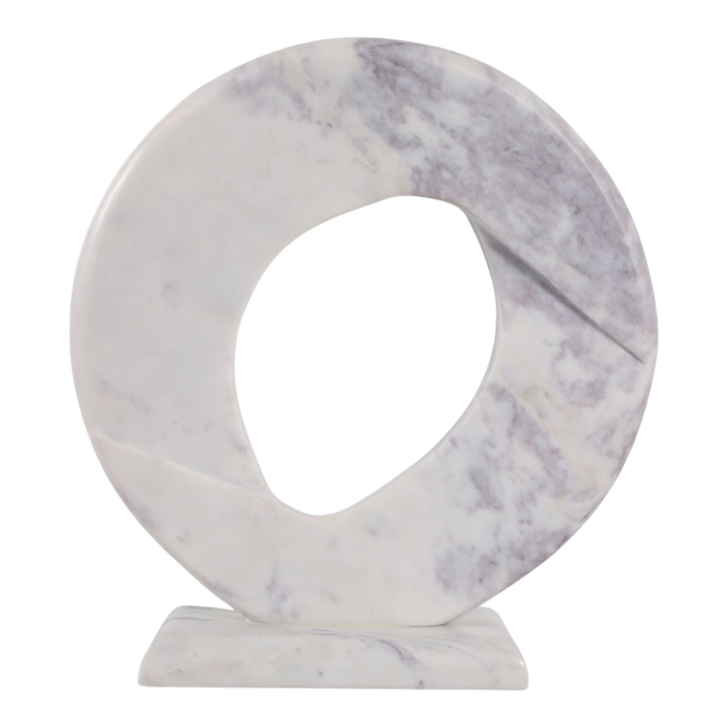 16" Louvine Large Carved Marble Statuary - Beige