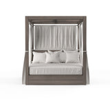Laguna - Resort King Daybed, No Welt - Canvas Flax / Gray