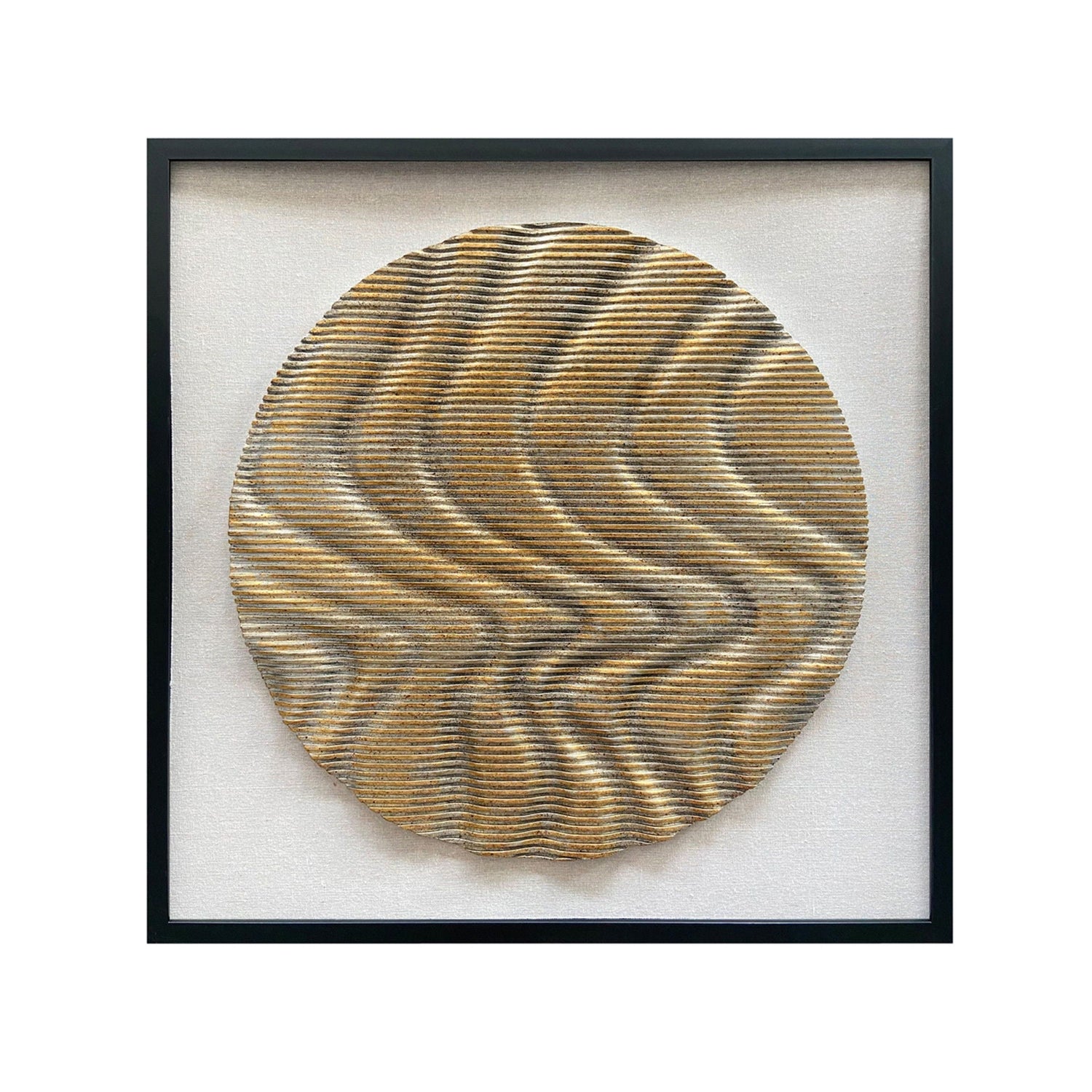 30" x 30" Varga Shadow Box Wall Decor - Brown
