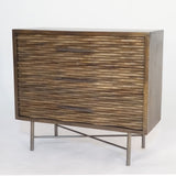 Monteray Carved Wood Chest - Brown