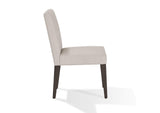FPBL63B Modesto Upholstered Side Chair In Abalone Linen And French Roast (Set of 2)