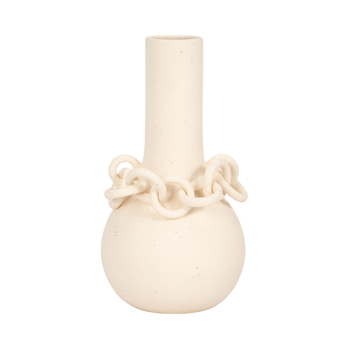Antigua Large Ring Vase - Ivory