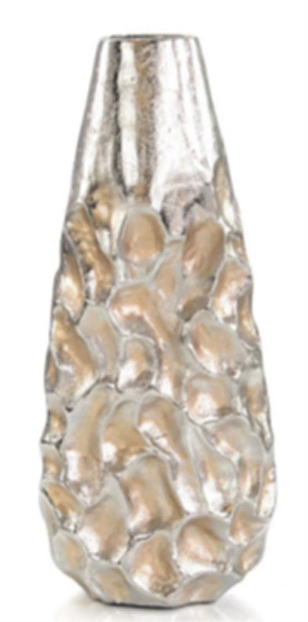19" Cartwright Hammered Vase - Gold