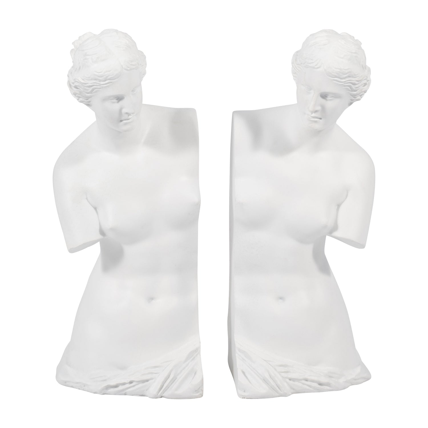 Resin Greek Godess 11" (Set of 2) - White