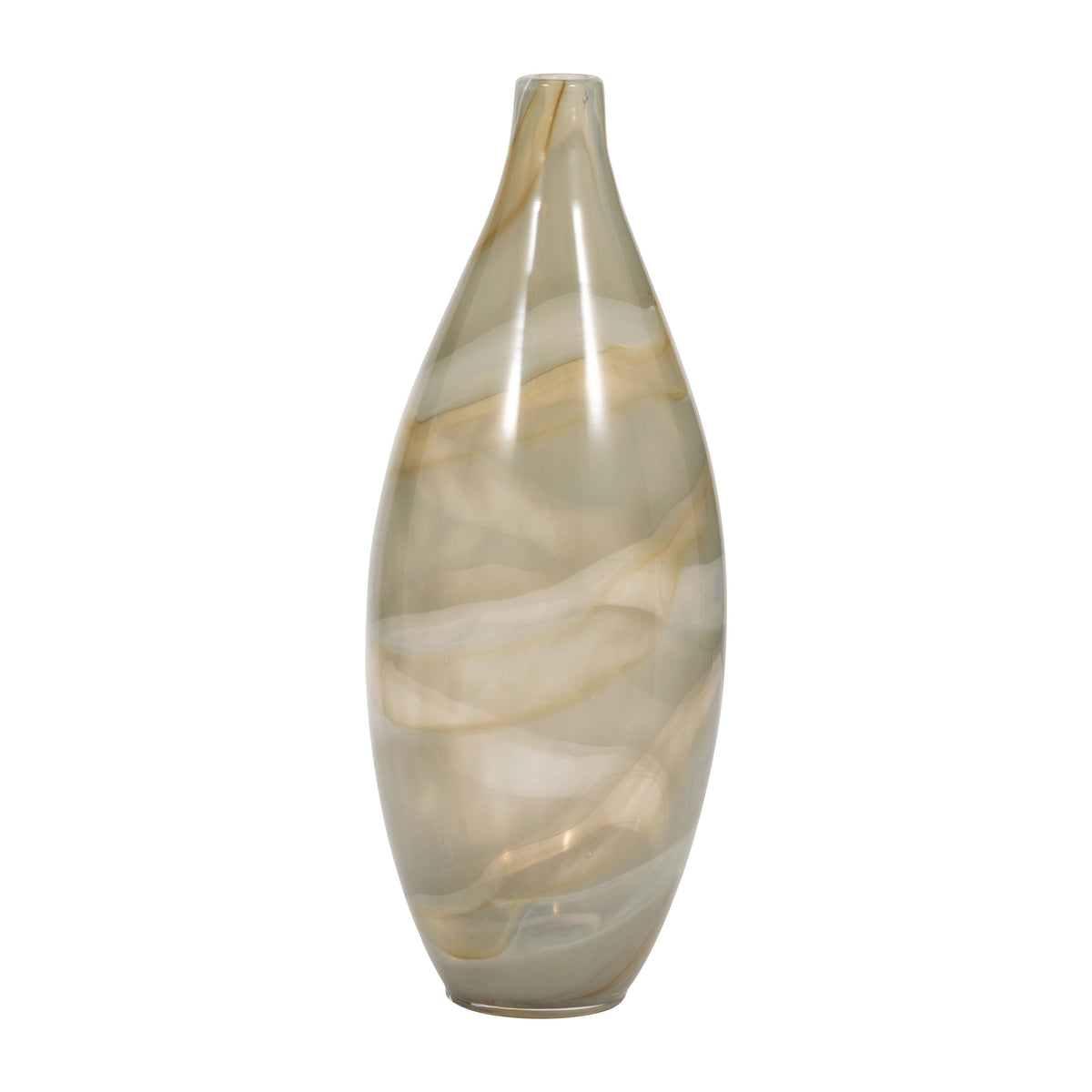 16" Charu Large Vase - Green