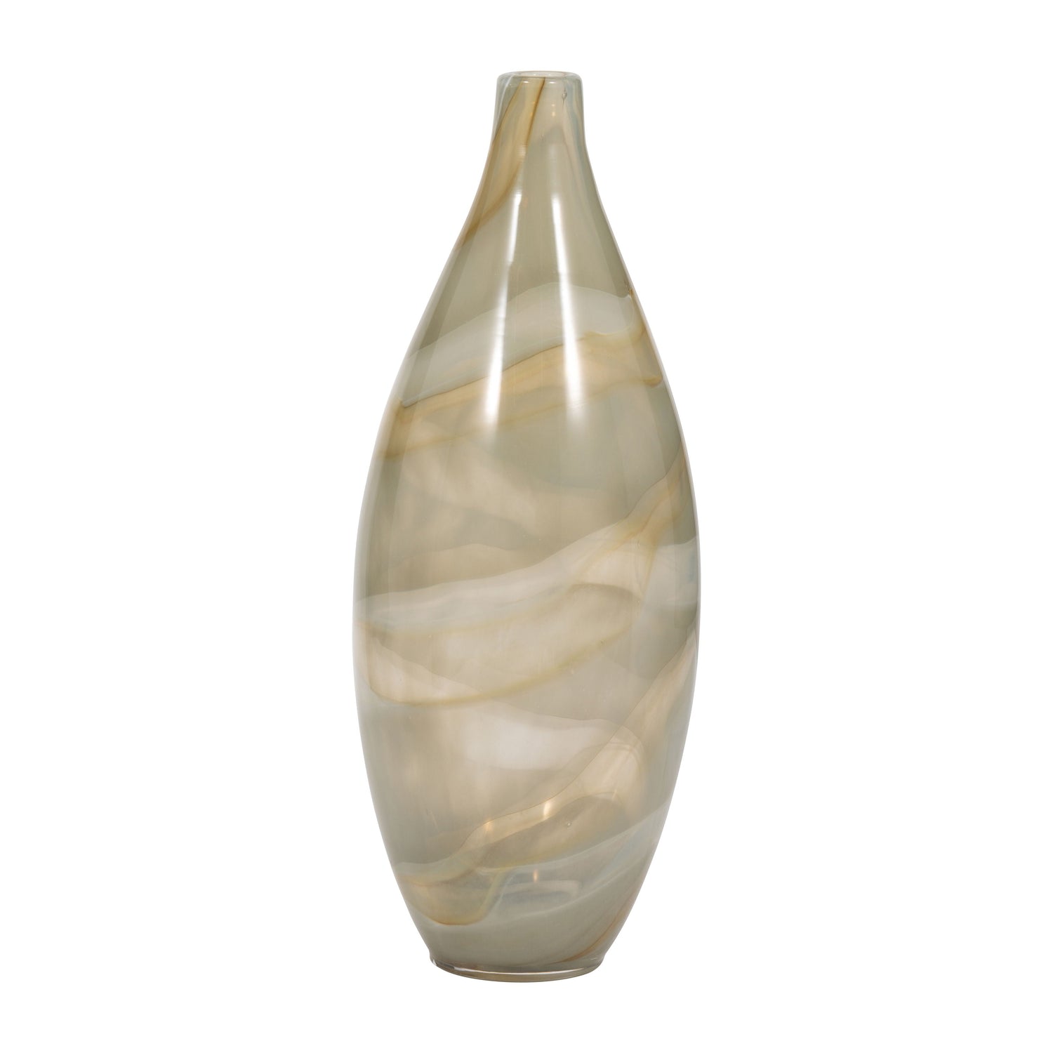 16" Charu Large Vase - Green