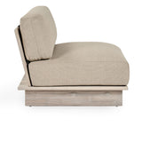 Livia - Outdoor Armless Chair - Taupe